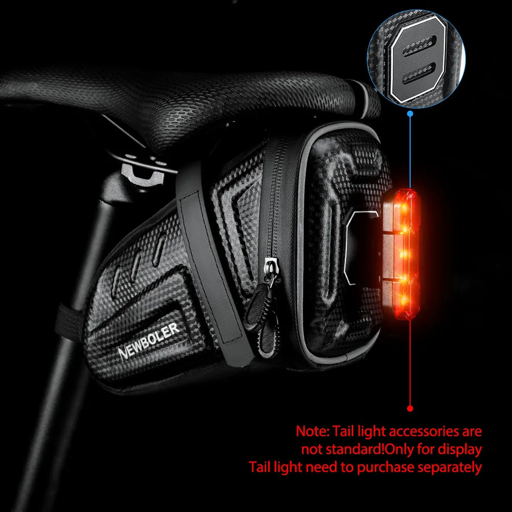Bicycle Saddle Bag Waterproof Mountain Bike Saddle Storage Seat Rear Tool Pouch Bag Saddle Outdoor Cycling MTB Accessories