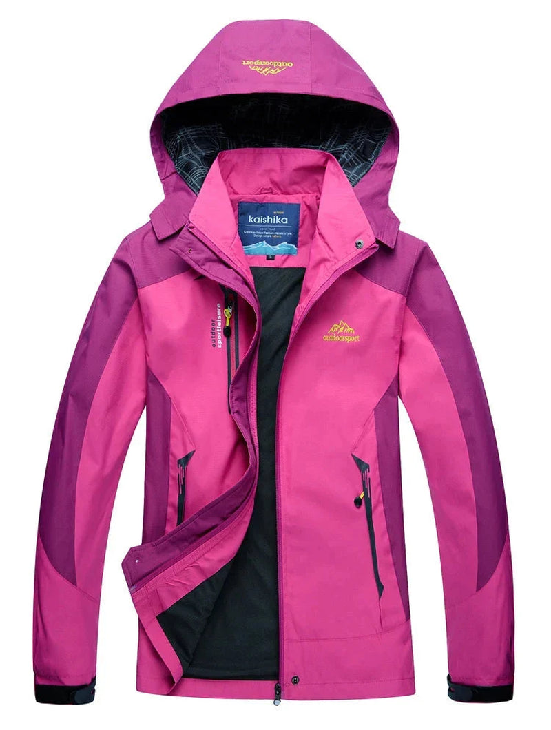 Women’s Colorblock Hooded Trail Jacket