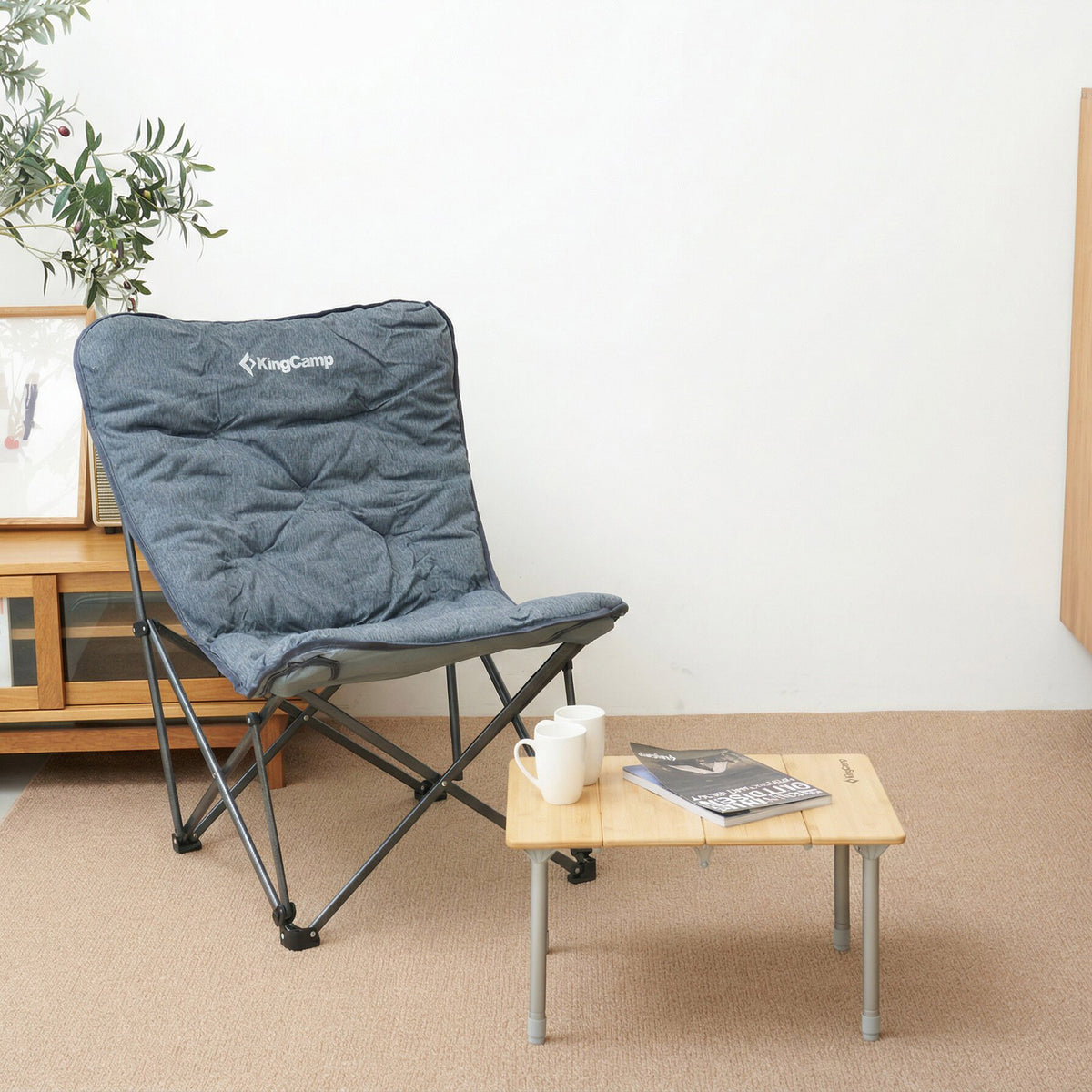 Kingcamp Oversized Padded High Back Camping Chair