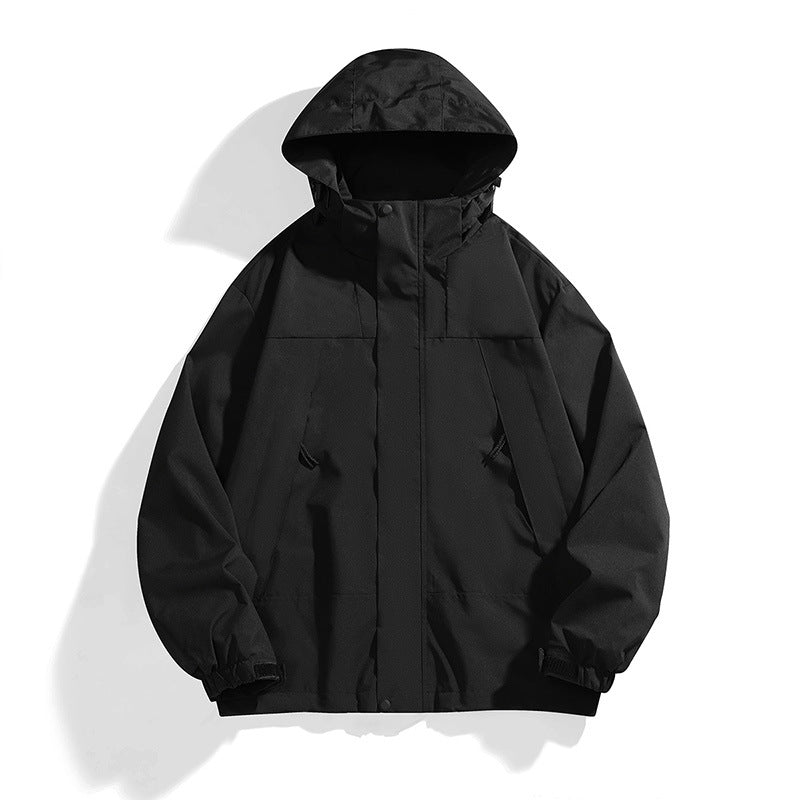 Detachable-Hood Windbreaker — EVFP253X376