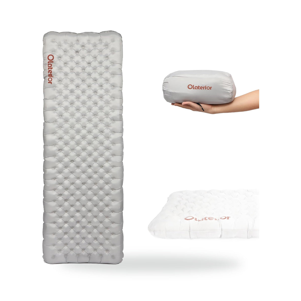 Insulated Cold-Weather Sleeping Pad, photographed on a white background