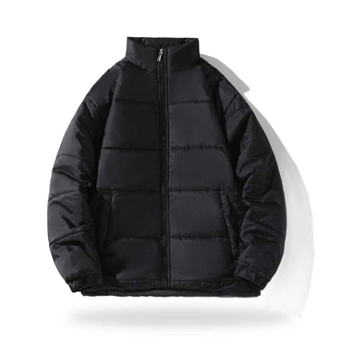 Stand-Collar Puffer, photographed on a white background