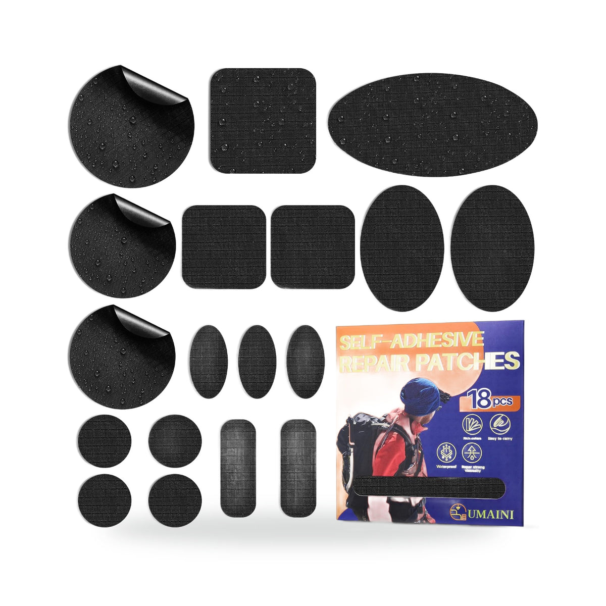 Nylon Repair Tape Kit, photographed on a white background