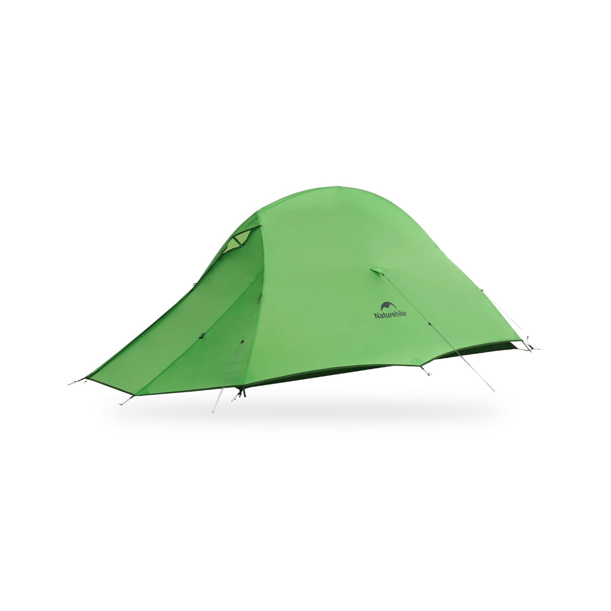 Naturehike Cloud Up 1 tent in green, photographed on a white background
