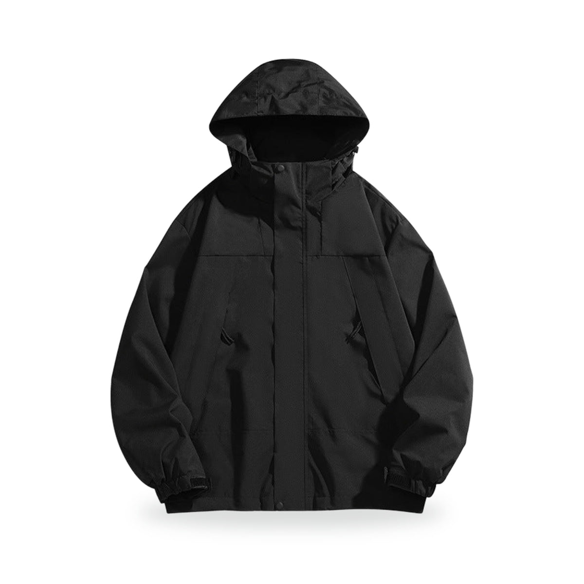 Detachable-Hood Windbreaker, photographed on a white background