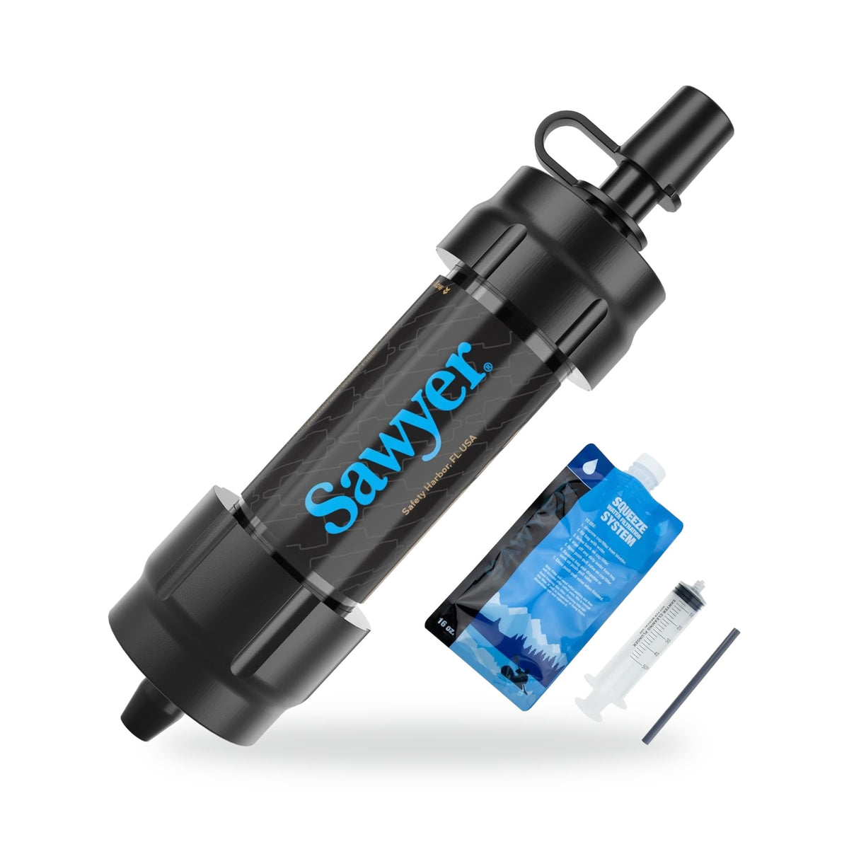 Sawyer MINI Water Filter, photographed on a white background