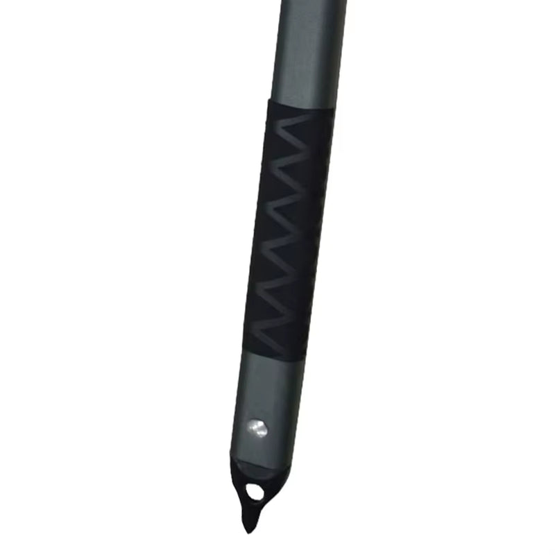 Handy Man Bending Ice Axe Aluminum Alloy Handle Steel Axe Head CE EN 13089+A1:2015 Certified Anodized Pick Head 442G 60-80Cm Ice