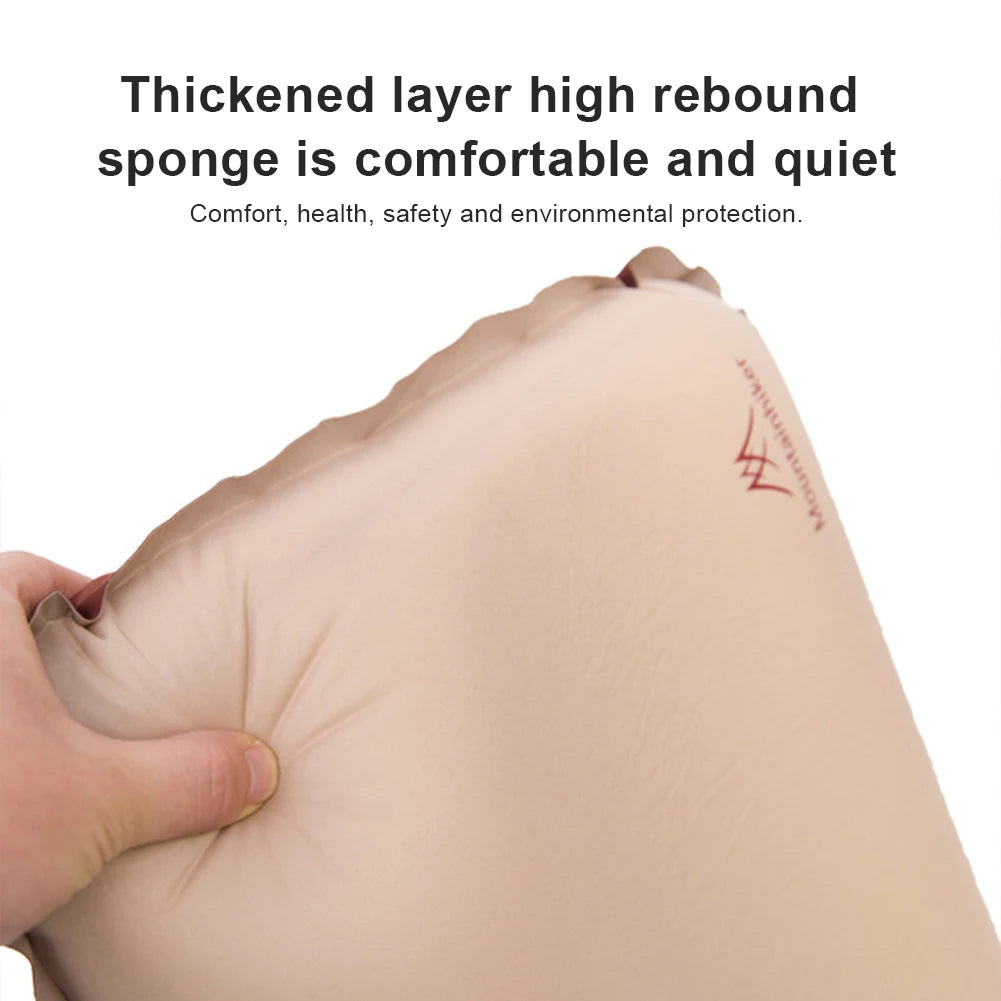 Camping Pillow Ultralight Inflatable Pillow Ergonomic Compressible Pillow Outdoor Travel Sleeping Pillow Breathable Neck Protect