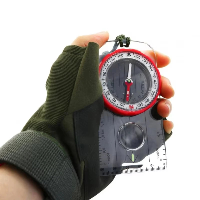 Promap Compass - Ultra Lightweight Baseplate Map Compass Accurate Orienteering Base Plate Compass for Hiking Travel Camping