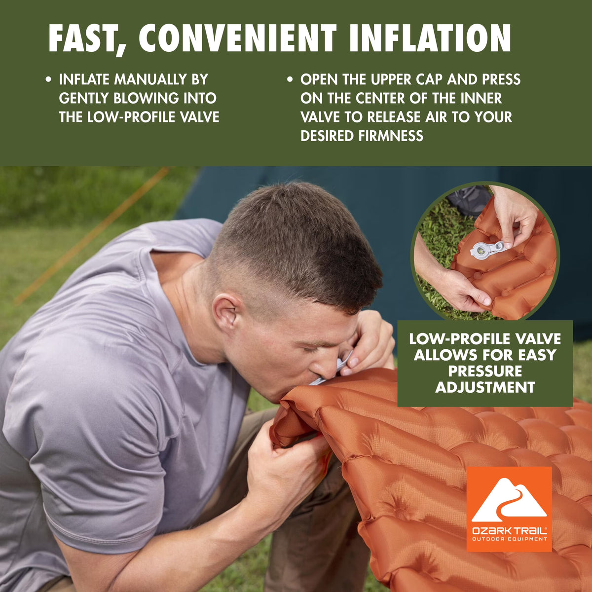 Large Rectangular Sleeping Air Pad