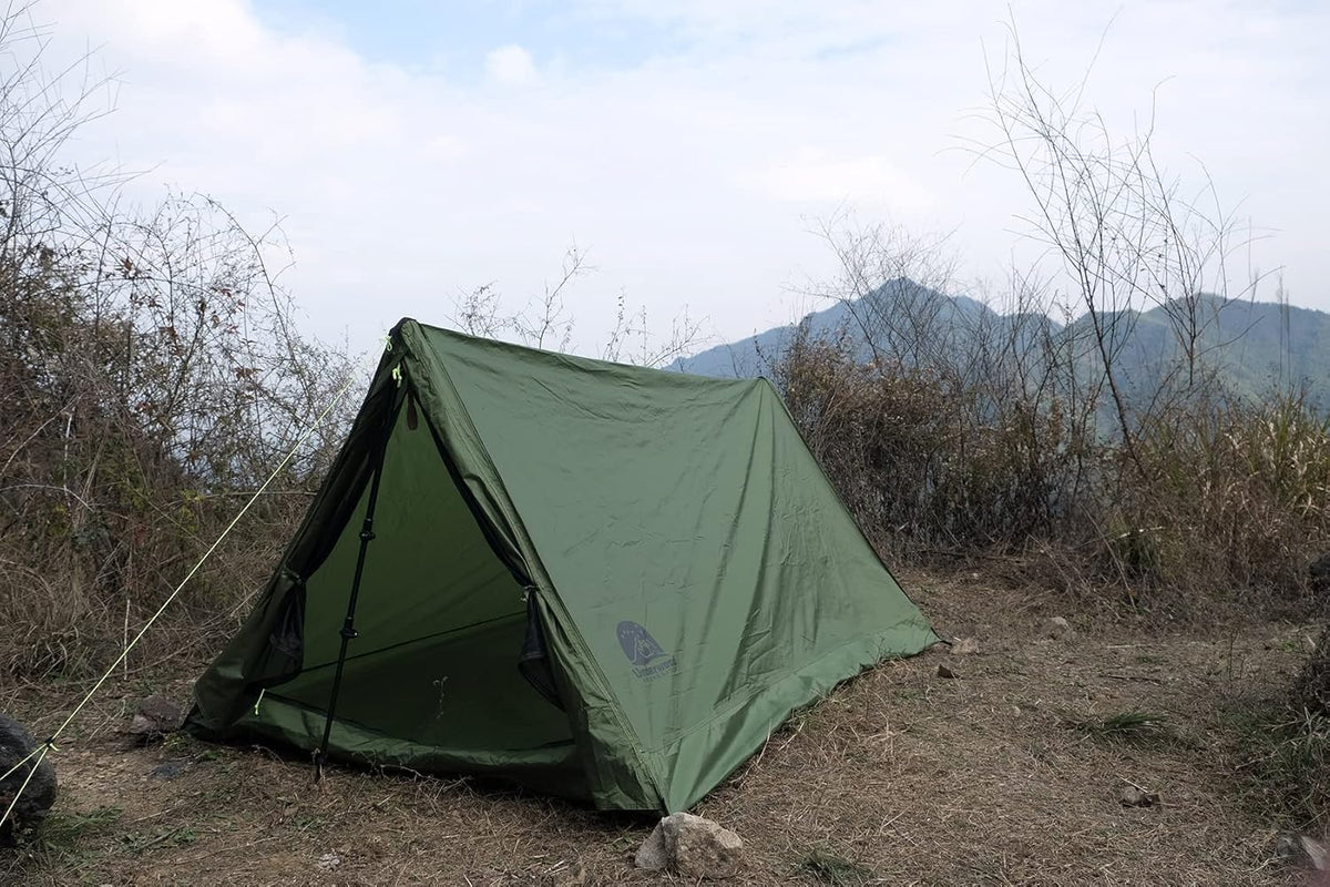 2 Person Trekking Pole Tent, Ultralight Camping Backpacking Tent (NO Poles)