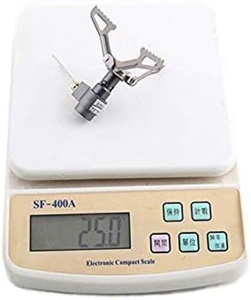 Outdoor -3000T Ultra-Light Titanium Alloy Miniature Portable Picnic Camping Gas Cooking Stove Portable Ultralight Burner 25Gram