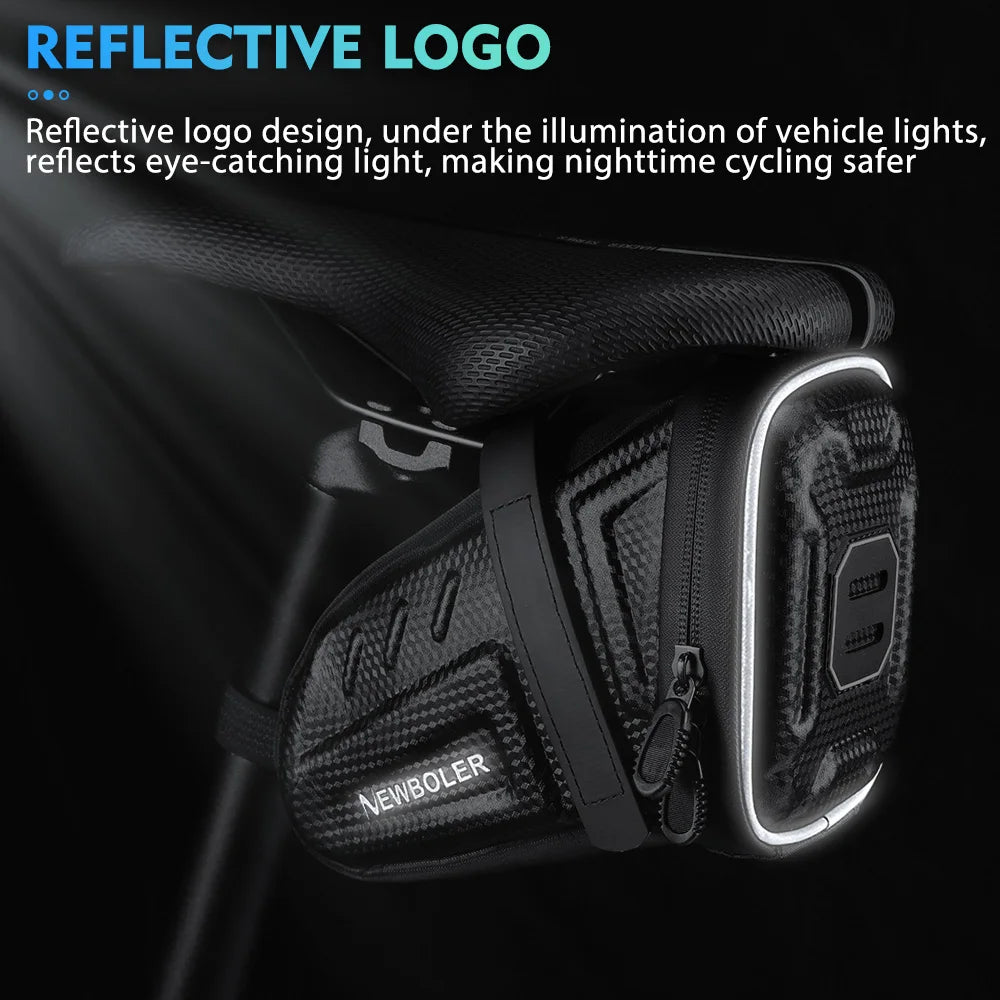 Bicycle Saddle Bag Waterproof Mountain Bike Saddle Storage Seat Rear Tool Pouch Bag Saddle Outdoor Cycling MTB Accessories