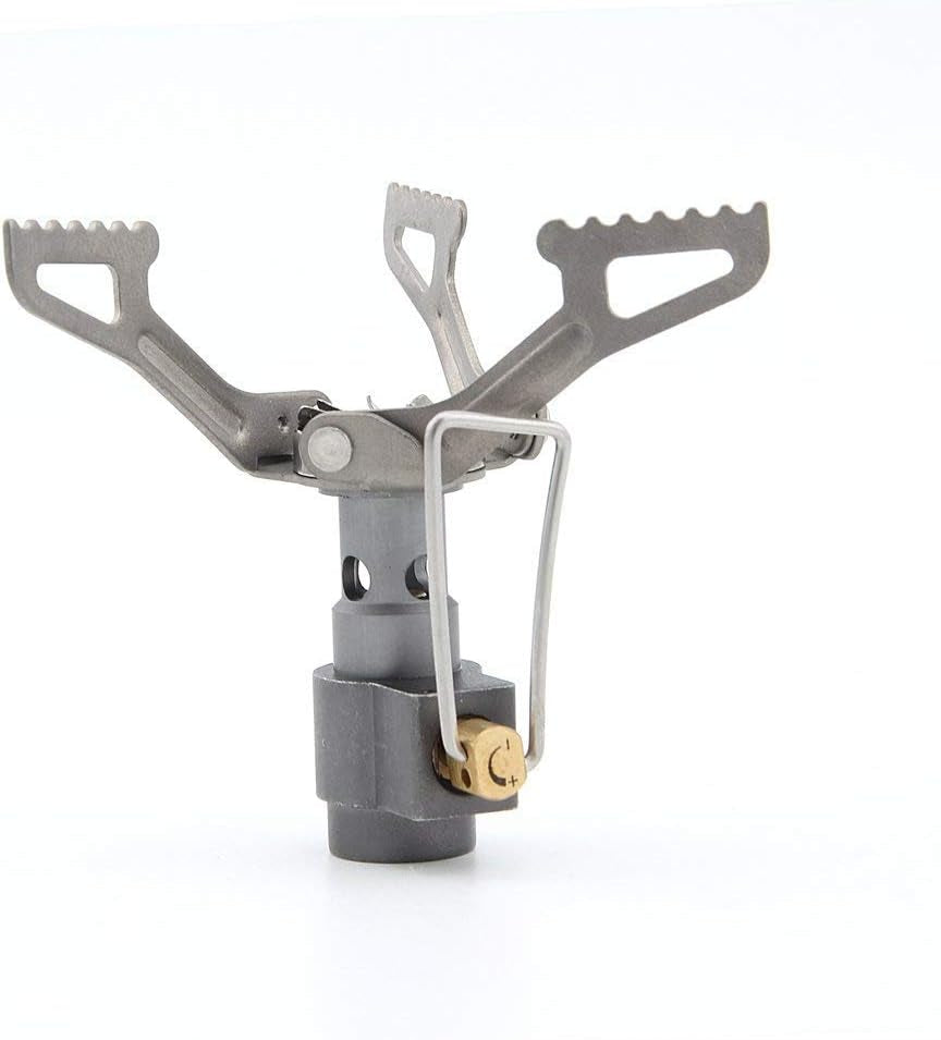 Outdoor -3000T Ultra-Light Titanium Alloy Miniature Portable Picnic Camping Gas Cooking Stove Portable Ultralight Burner 25Gram