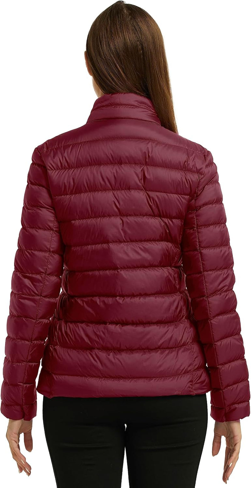 Women'S Packable Puffer Jacket Ultra-Light Short down Jacket