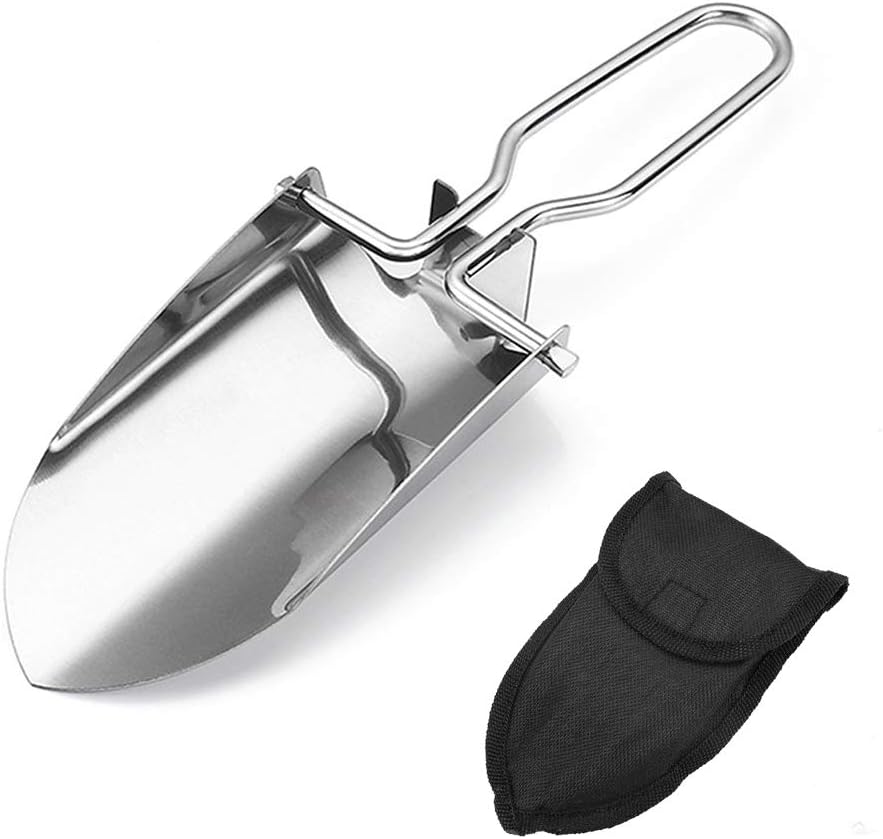 Stainless steel mini camp trowel