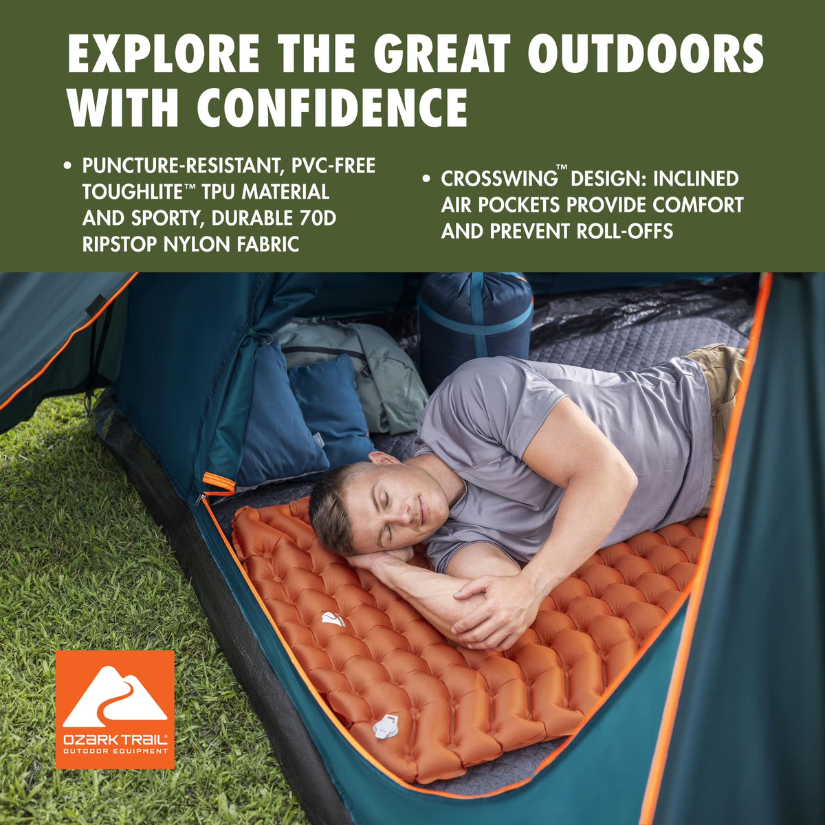 Large Rectangular Sleeping Air Pad