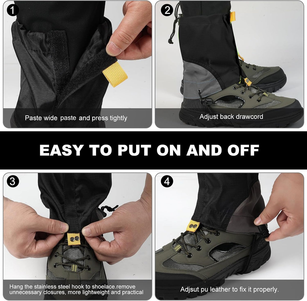 Lightweight Waterproof Hiking Gaiters