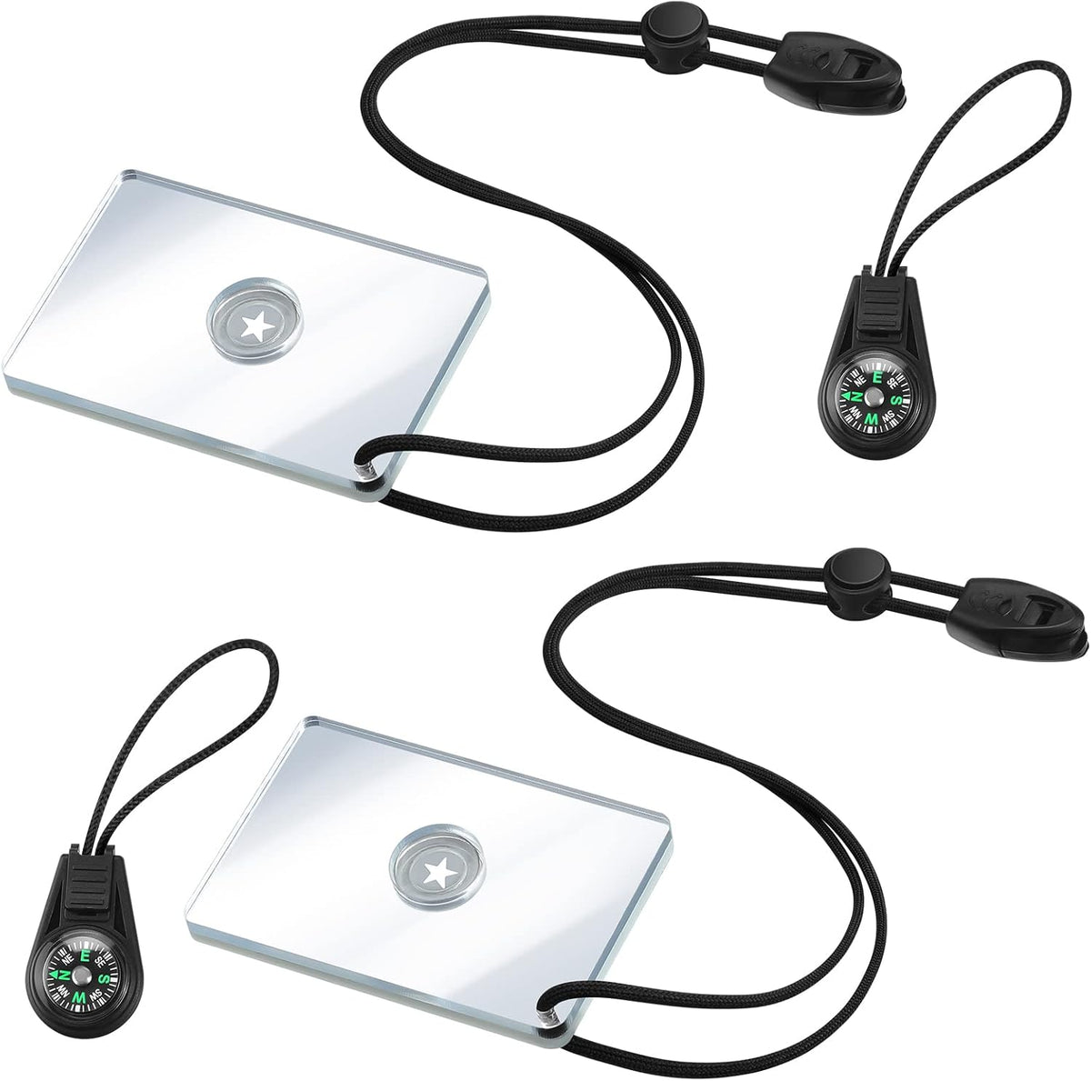 Signal mirror two pack
