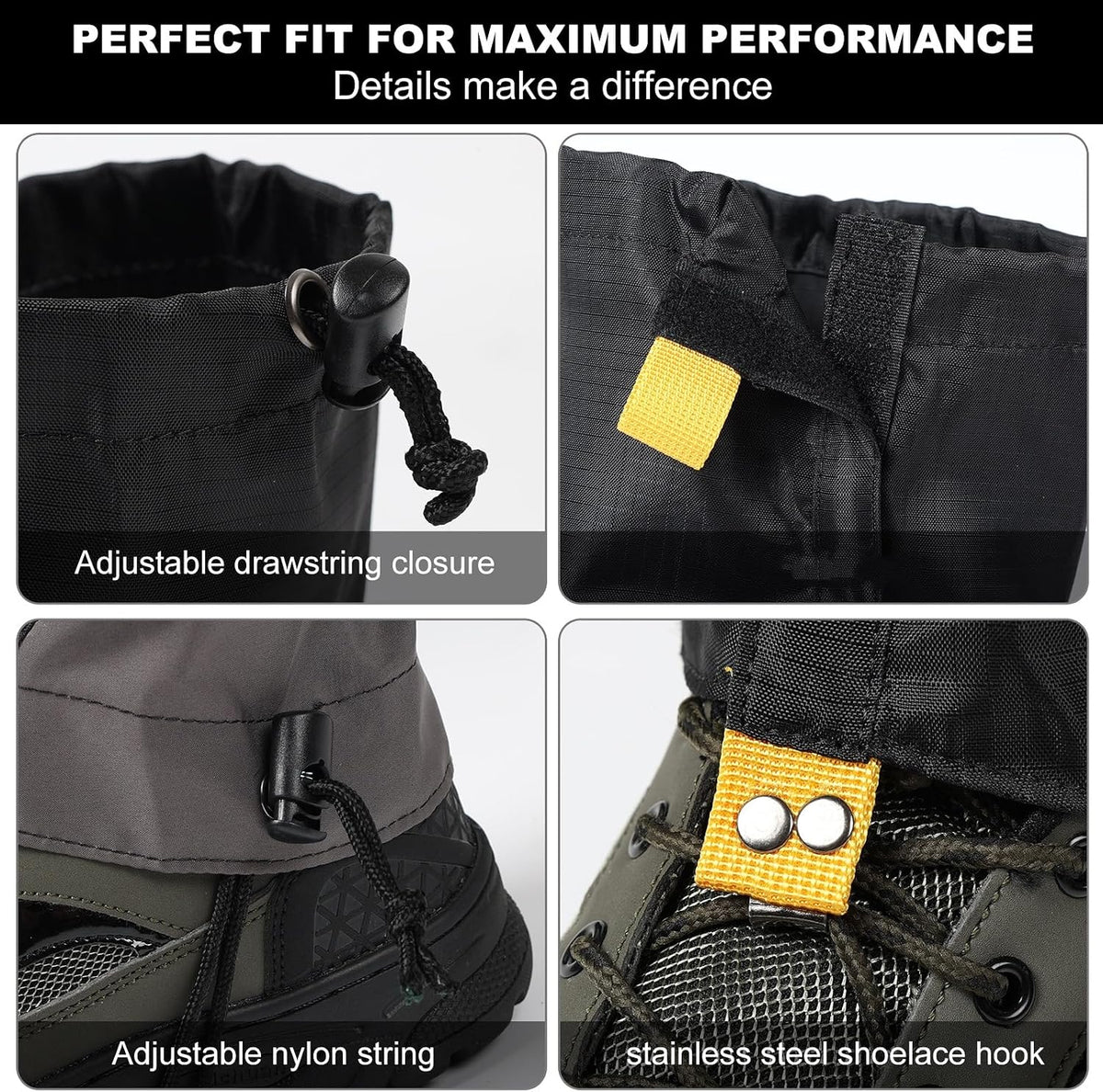 Lightweight Waterproof Hiking Gaiters