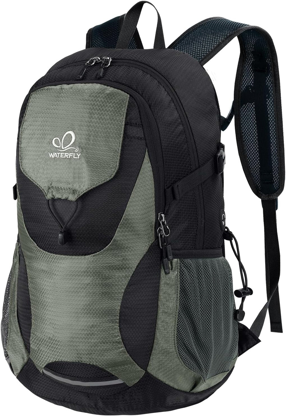 30L Packable Trail Daypack — Black/Gray