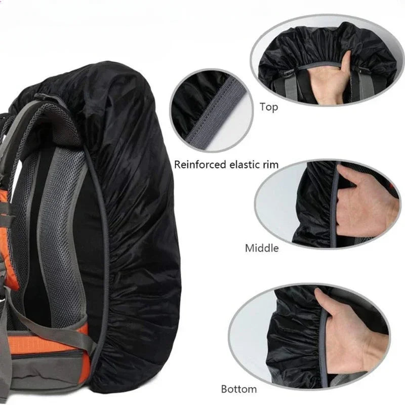 20L-60L Backpack Rain Shield Waterproof Dustproof Sun-Protected Bag Shield Outdoor Camping Hiking Backpack Protective Cover