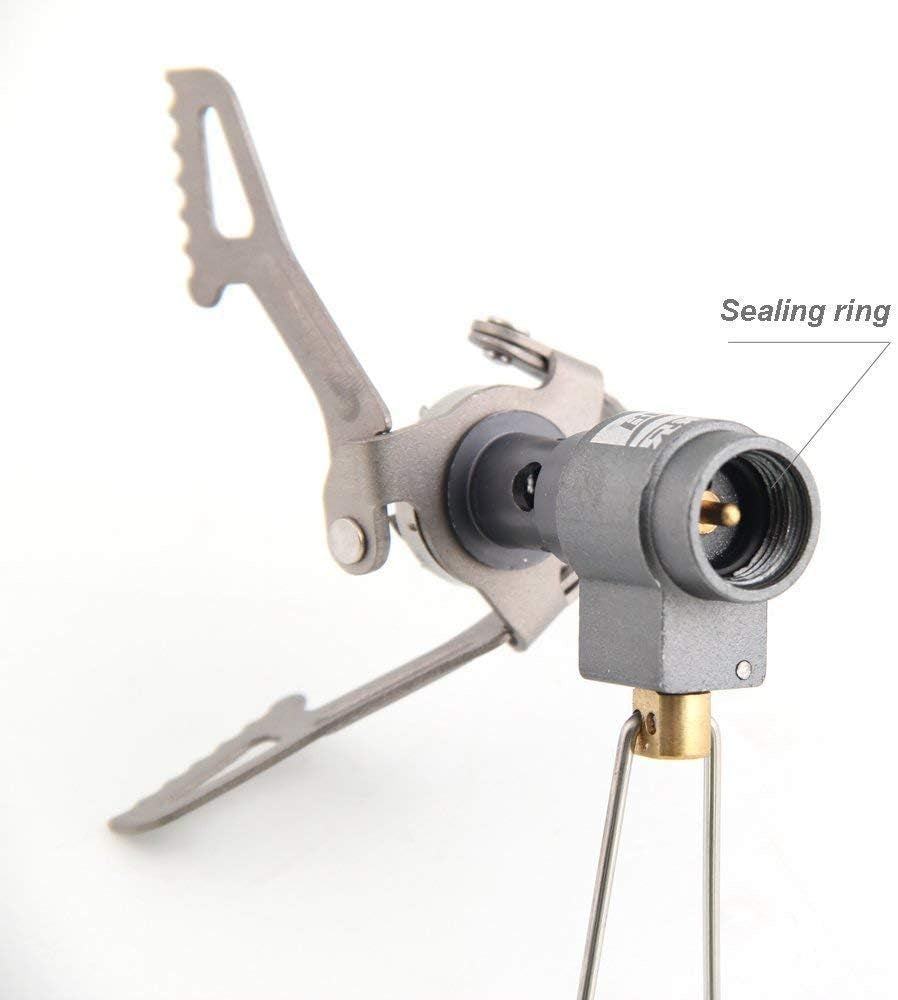 Outdoor -3000T Ultra-Light Titanium Alloy Miniature Portable Picnic Camping Gas Cooking Stove Portable Ultralight Burner 25Gram