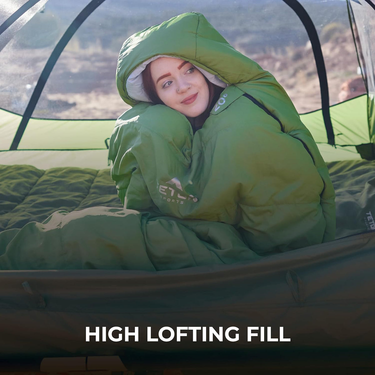 Lightweight Mummy Sleeping Bag with Compression Sack