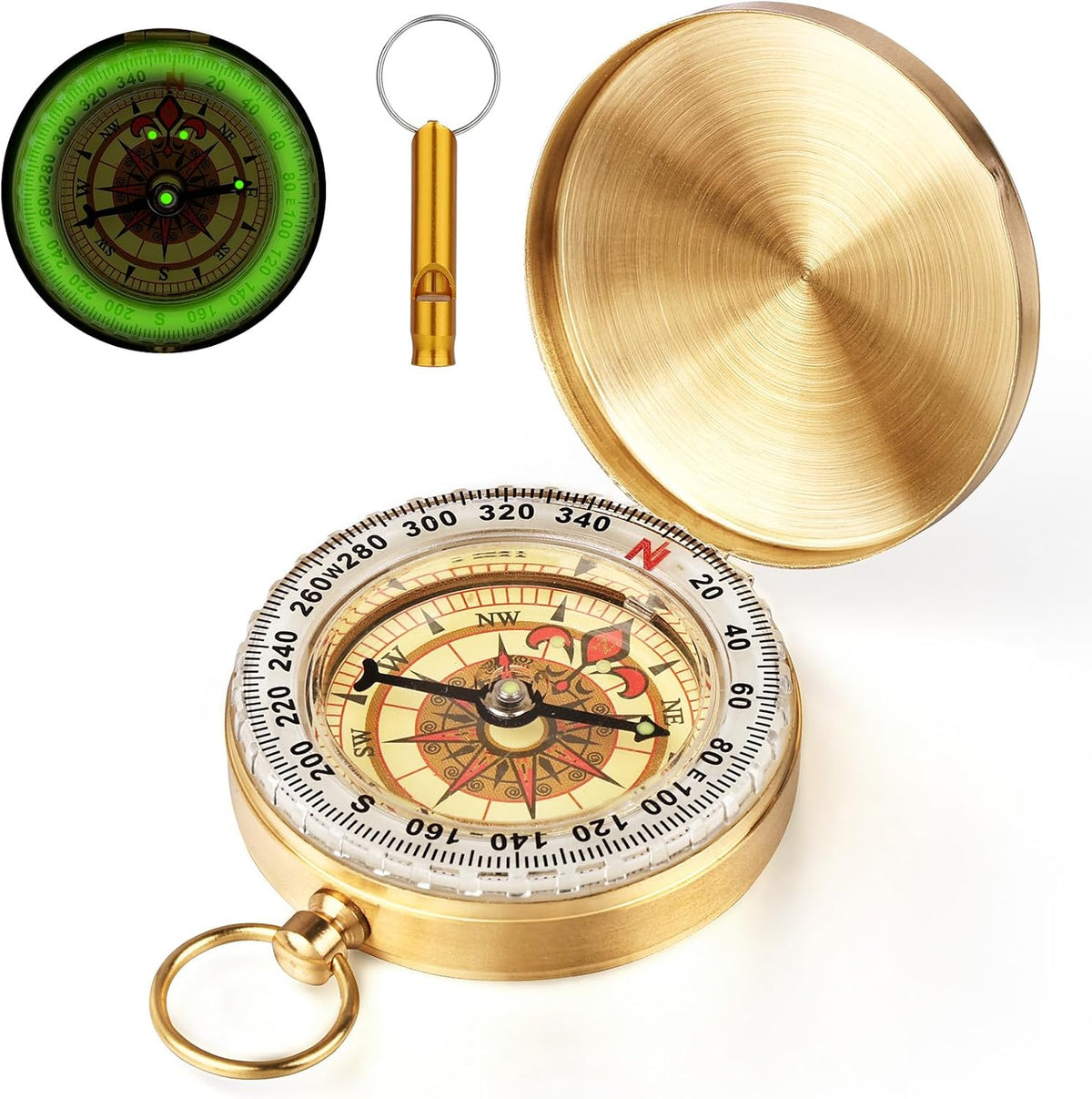 Flintronic luminous hiking compass