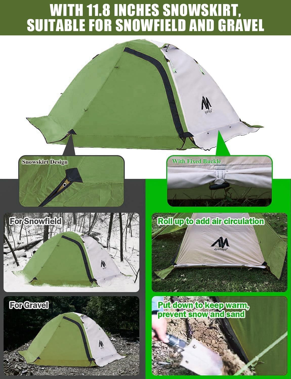 Ultralight Backpacking Tent — 2 Person