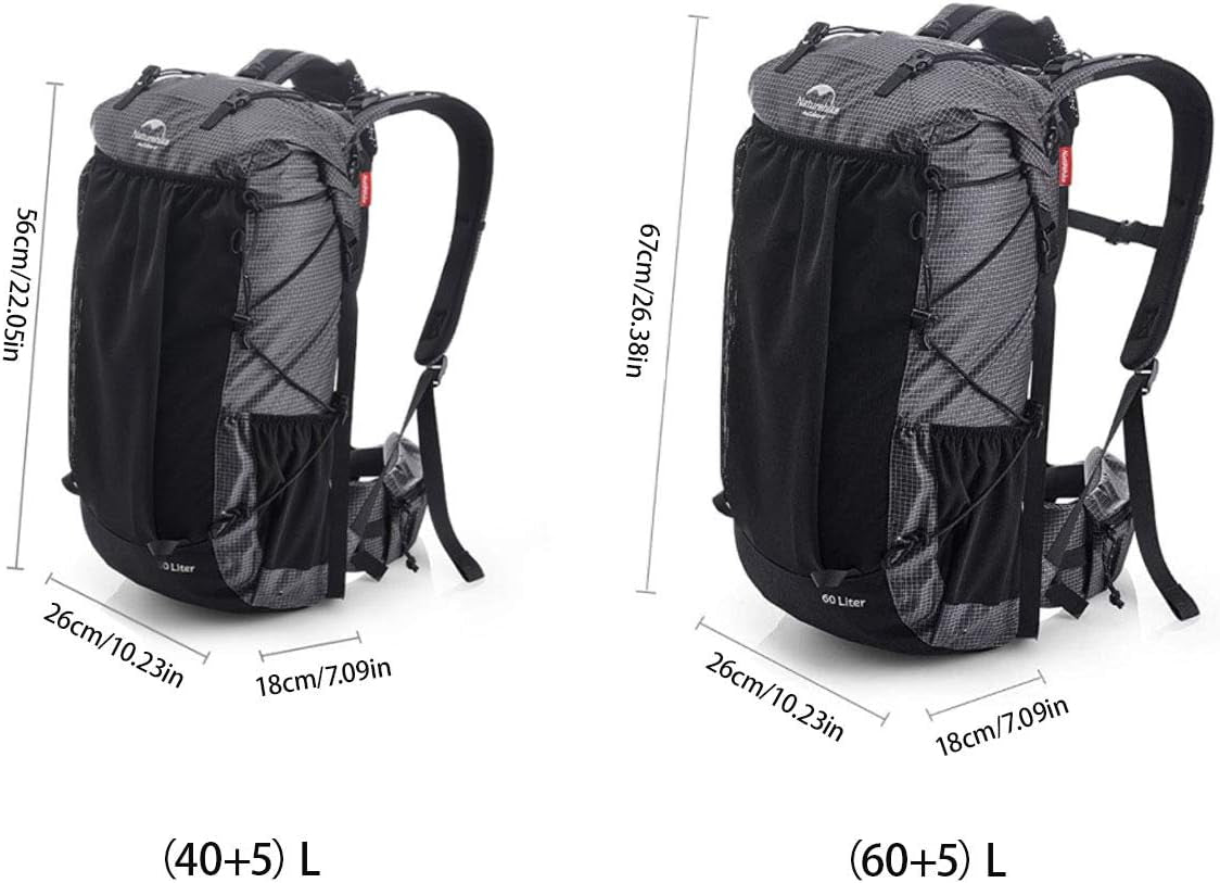 65L Internal-Frame Backpacking Pack