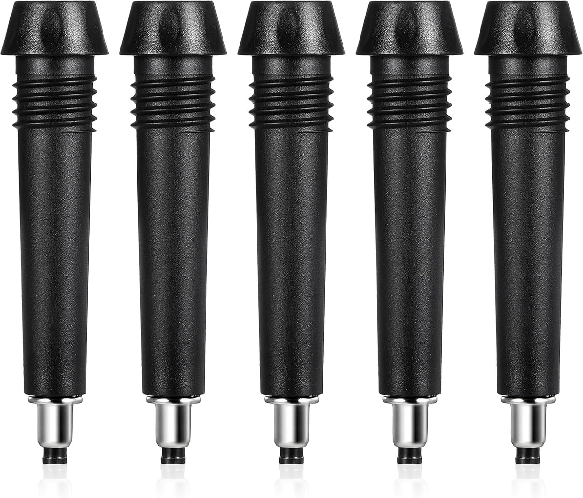 5 Pack Trekking Pole Carbide Tips Universal Hiking Rod End Tip Replacement Walking Sticks Tip Protectors Carbide Poles Tips for Outdoor Climbing Snow Mud