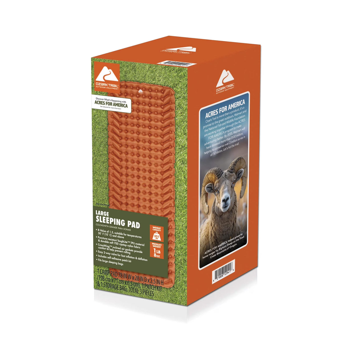 Large Rectangular Sleeping Air Pad