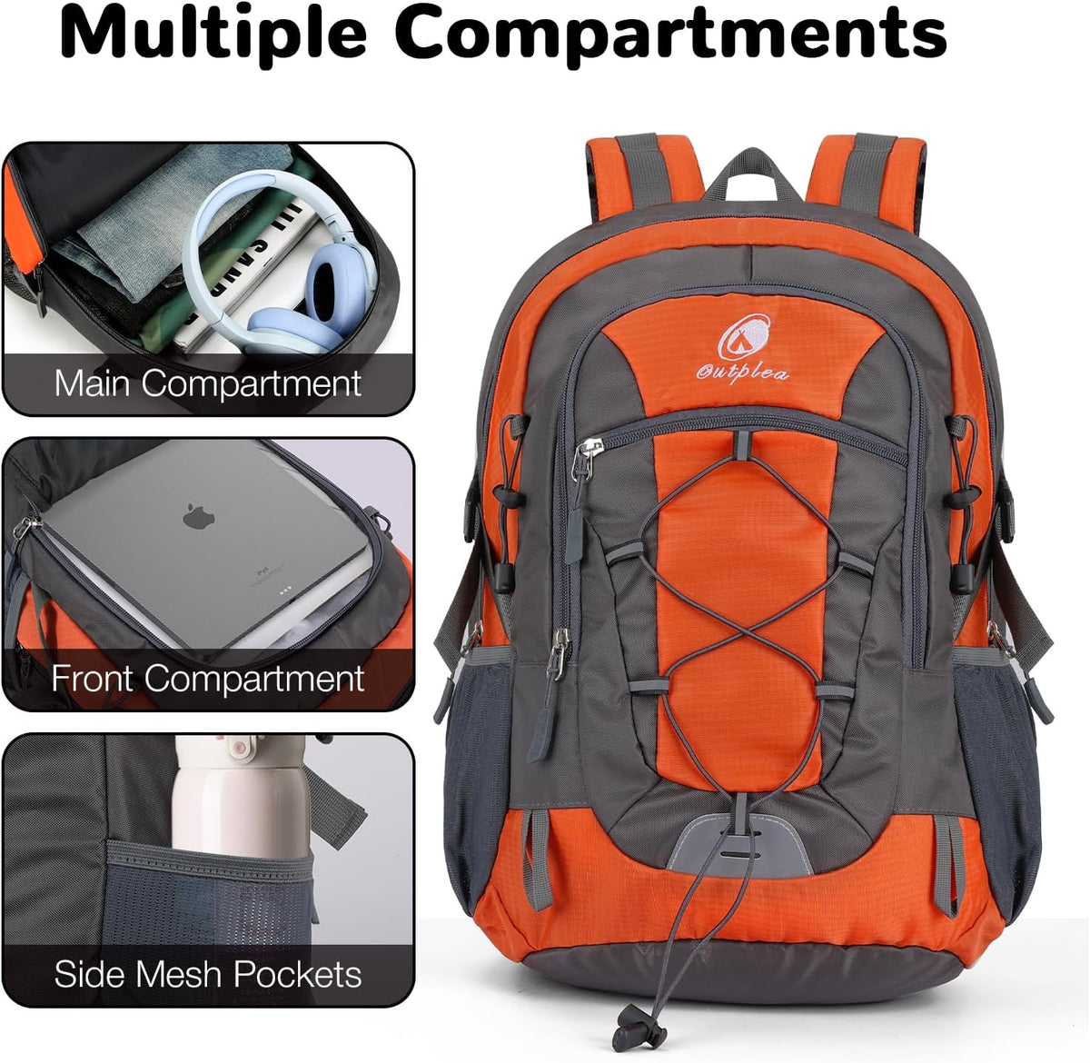 25L Hiking Backpack for Women Men, Small Travel Daypacks