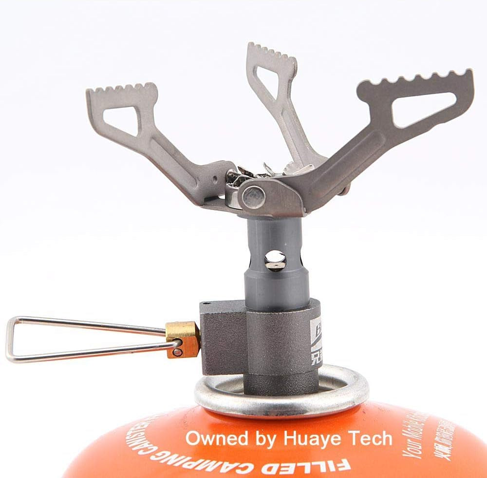 Outdoor -3000T Ultra-Light Titanium Alloy Miniature Portable Picnic Camping Gas Cooking Stove Portable Ultralight Burner 25Gram
