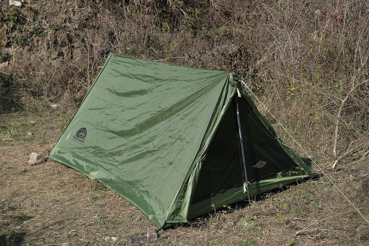 2 Person Trekking Pole Tent, Ultralight Camping Backpacking Tent (NO Poles)