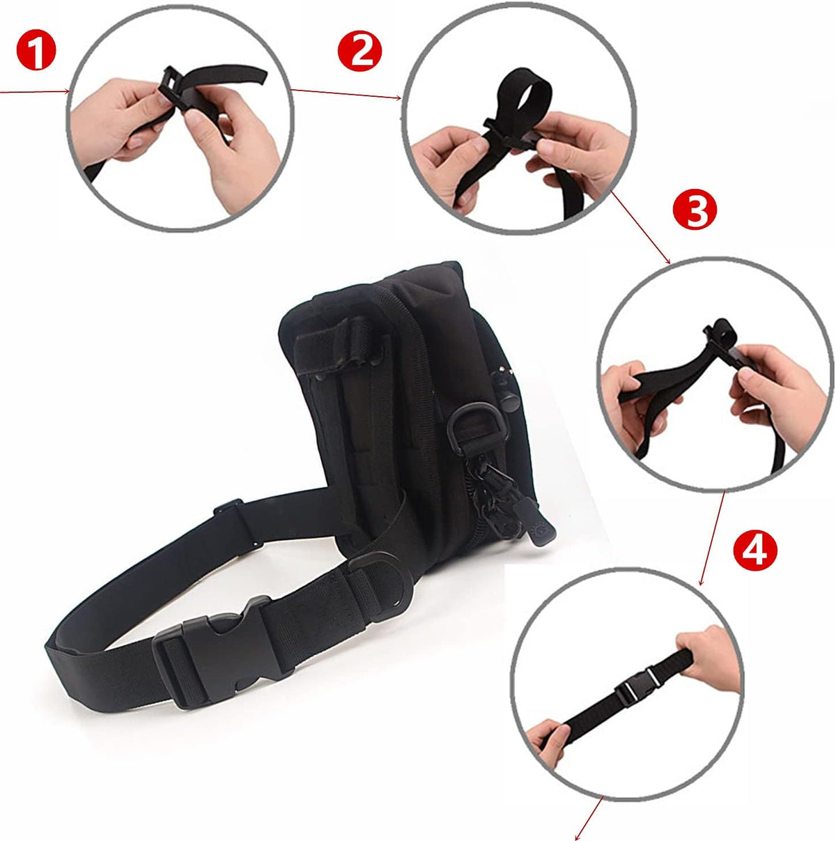 Climbing Chalk Bag with Adjustable Belt
