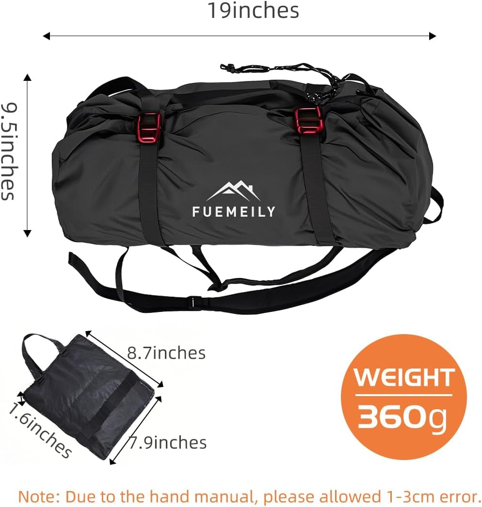 Climbing Rope Bag with Ground Tarp