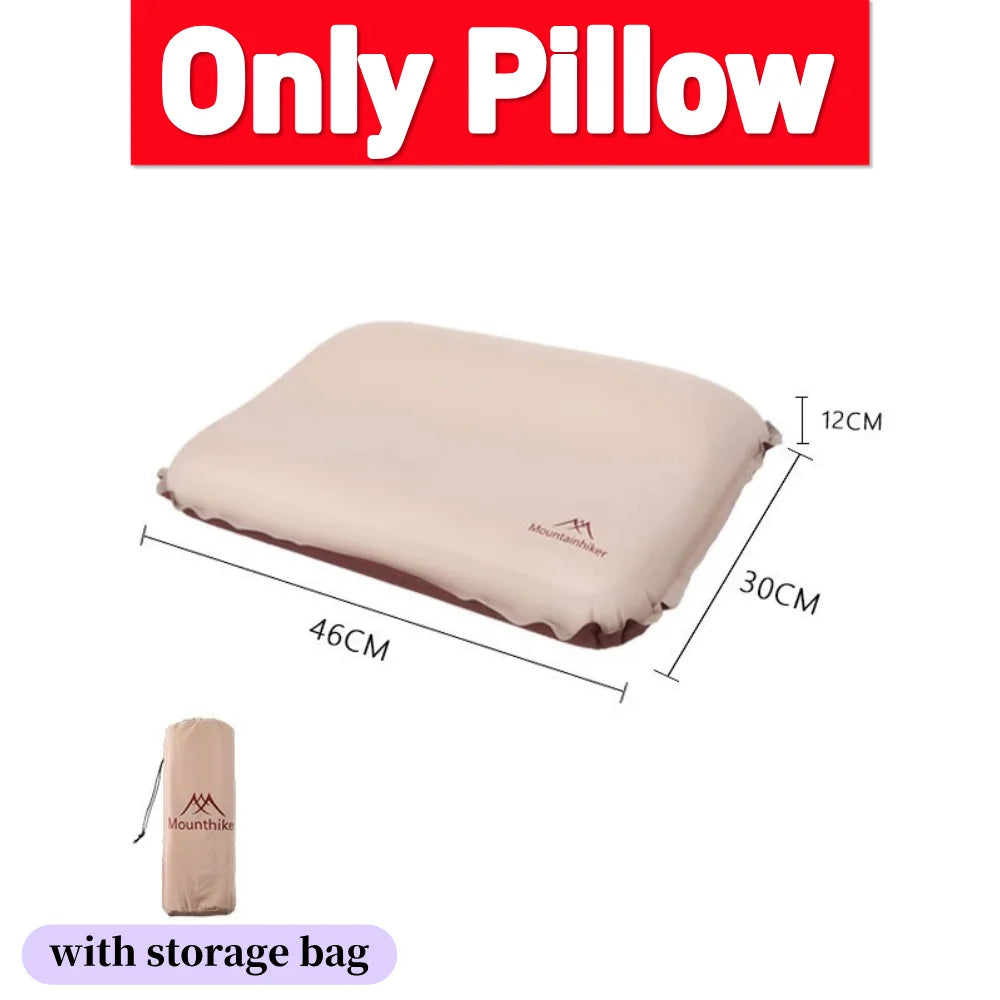 Camping Pillow Ultralight Inflatable Pillow Ergonomic Compressible Pillow Outdoor Travel Sleeping Pillow Breathable Neck Protect