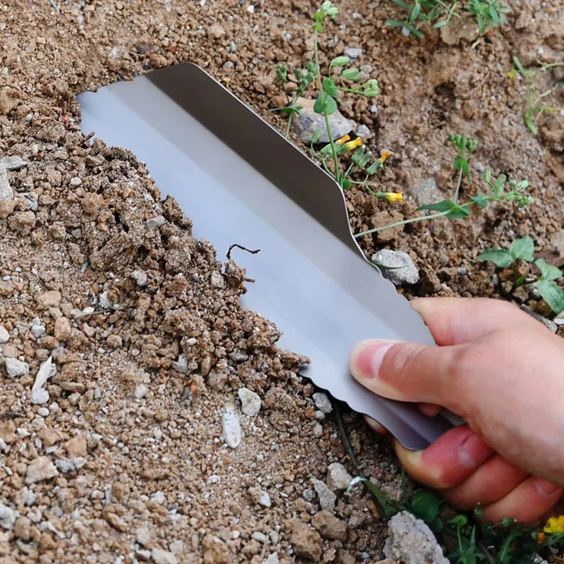 Titanium Corrosion-Resistant Garden Hand Shovel Outdoor Camping Hiking Backpacking Mini Ultralight Portable Trowel