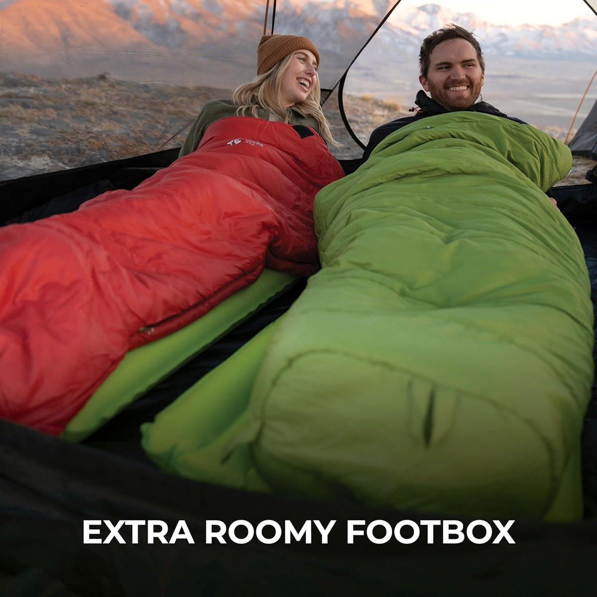 Lightweight Mummy Sleeping Bag with Compression Sack