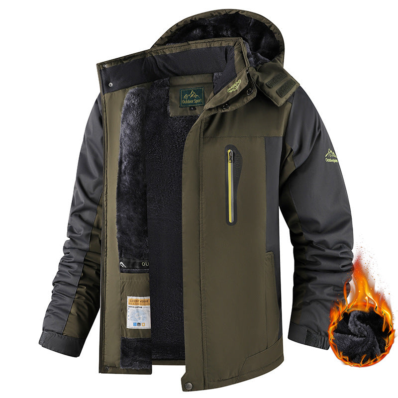 Fleece-Lined Hooded Trail Jacket