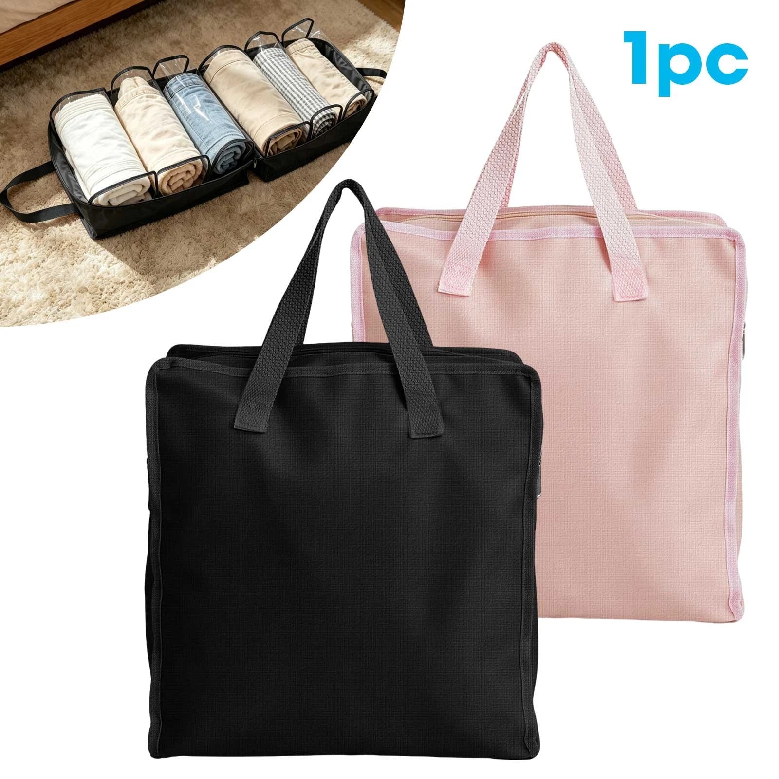 Foldable six-pocket travel shoe organizer