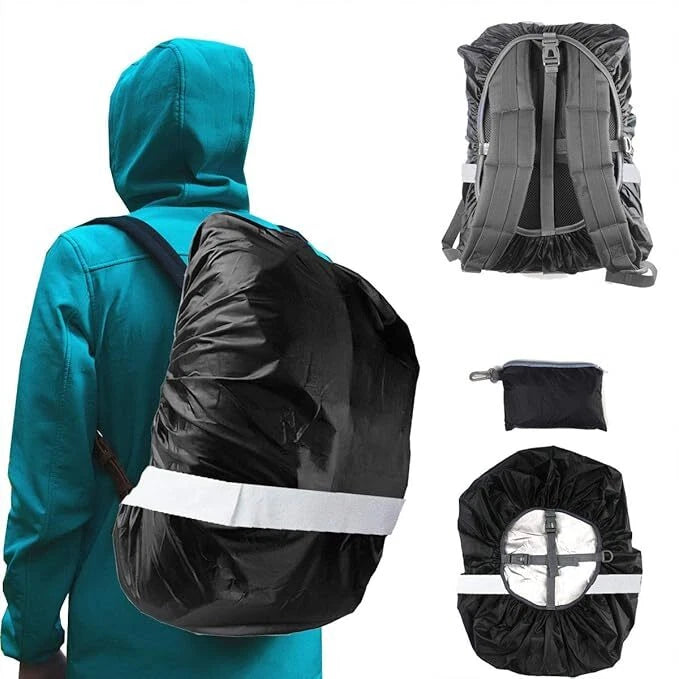StormTrace reflective backpack rain cover, alternate view
