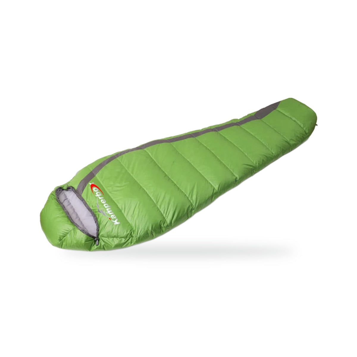 Compact Down Sleeping Bag, photographed on a white background