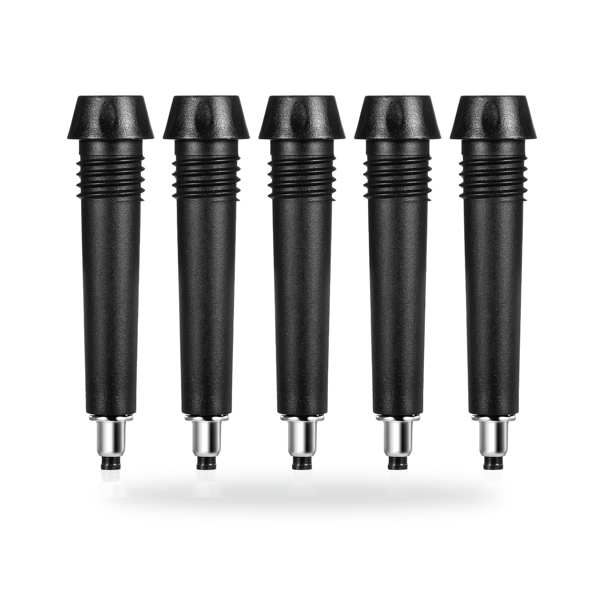 Universal Carbide Trekking-Pole Tips — 5 Pack, photographed on a white background