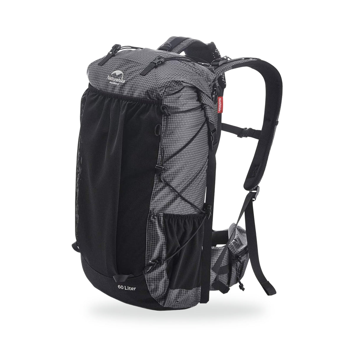 65L Internal-Frame Backpacking Pack, photographed on a white background