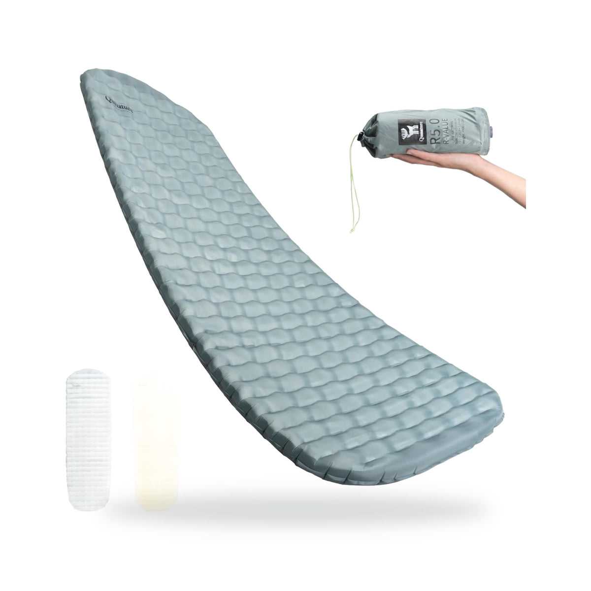 5.1 R-Value Ultralight Sleeping Pad — 17 oz, photographed on a white background