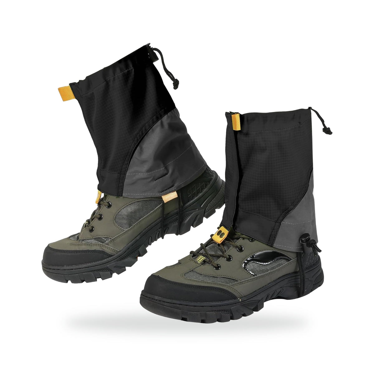 Lightweight Waterproof Hiking Gaiters, photographed on a white background