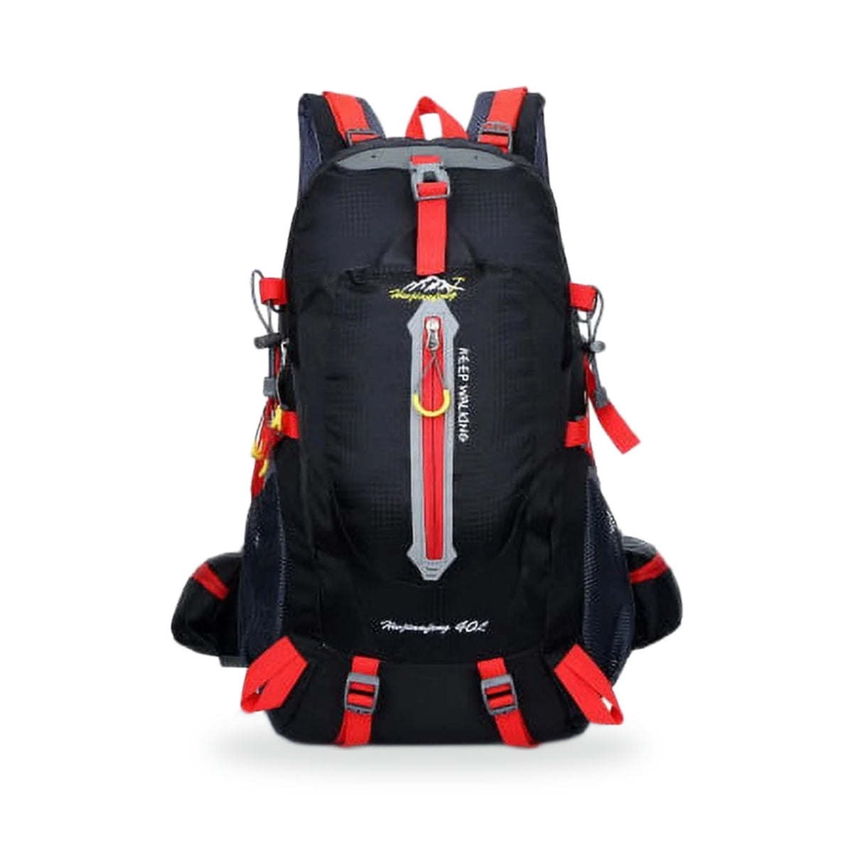 40L Hiking & Travel Backpack, photographed on a white background